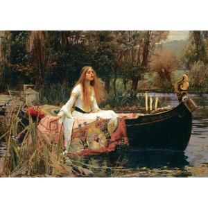 2000 κομμάτια JOHN WILLIAM WATERHOUSE - THE LADY OF SHALOTT, 1888
