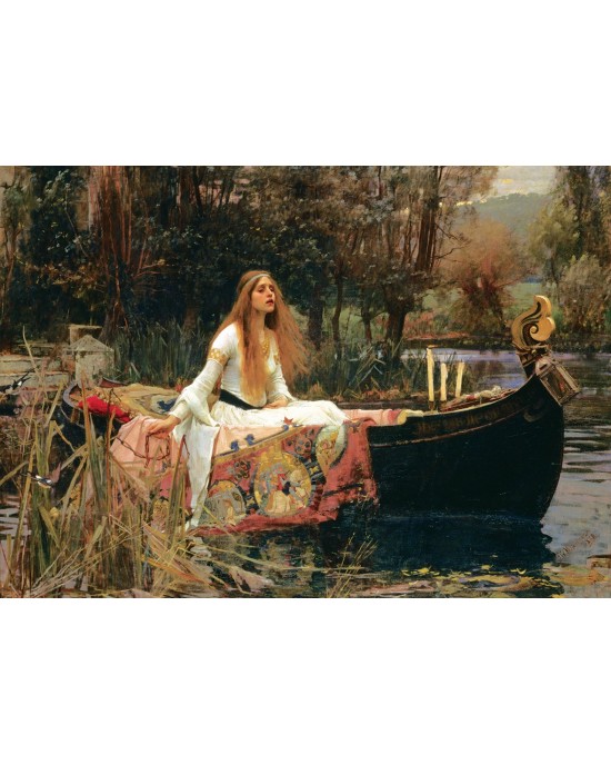 2000 κομμάτια JOHN WILLIAM WATERHOUSE - THE LADY OF SHALOTT, 1888