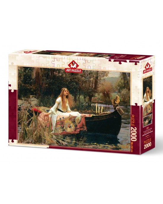 2000 κομμάτια JOHN WILLIAM WATERHOUSE - THE LADY OF SHALOTT, 1888