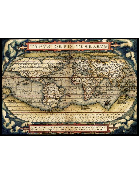 3000 κομμάτια THE FIRST MODERN ATLAS, 1570