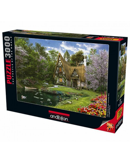 3000 κομμάτια SPRING LAKE COTTAGE *ΧΤΥΠΗΜΕΝΟ ΚΟΥΤΙ*