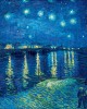 1000 κομμάτια STARRY NIGHT OVER THE RHONE, 1888