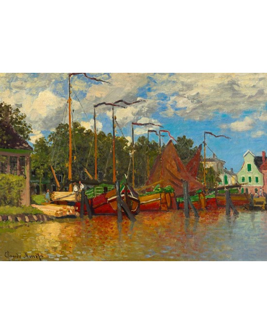 1000 κομμάτια BOATS AT ZAANDAM, 1871