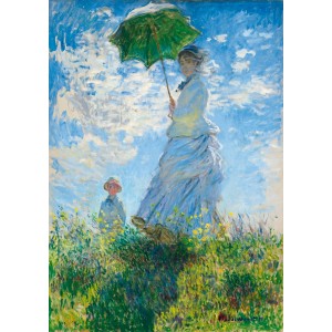 1000 κομμάτια WOMAN WITH A PARASOL - MADAME MONET AND HER SON
