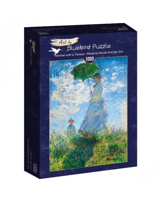 1000 κομμάτια WOMAN WITH A PARASOL - MADAME MONET AND HER SON