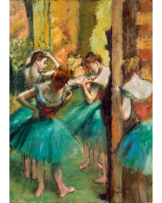 1000 κομμάτια DANCERS, PINK AND GREEN, 1890