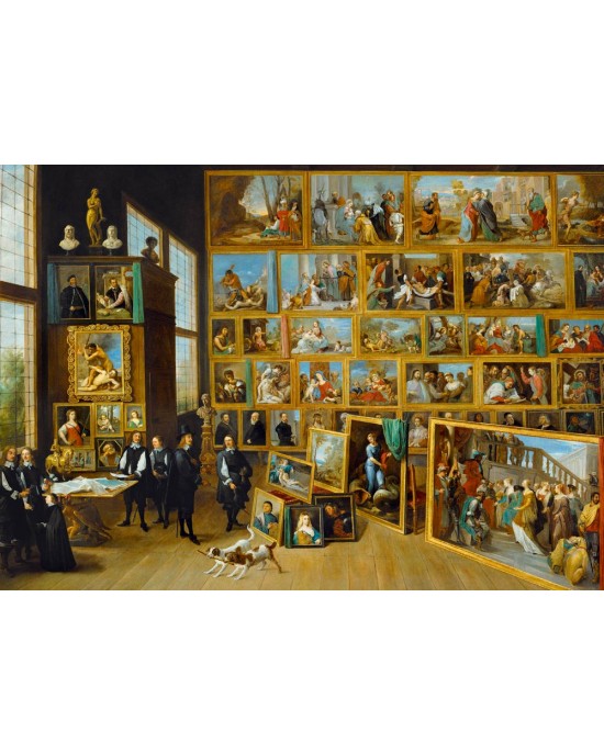 1000 κομμάτια THE ART COLLECTION OF ARCHDUKE LEOPOLD WIHELM IN BRUSSELS, 1652