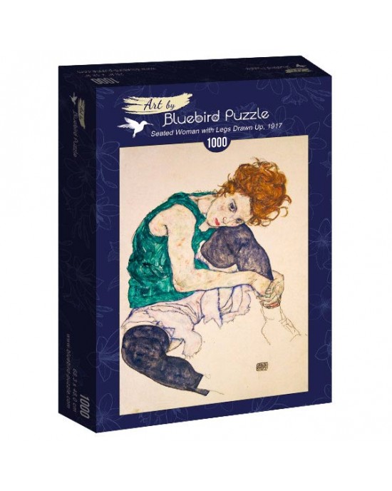 1000 κομμάτια SEATED WOMAN WITH LEGS DRAWN UP, 1917