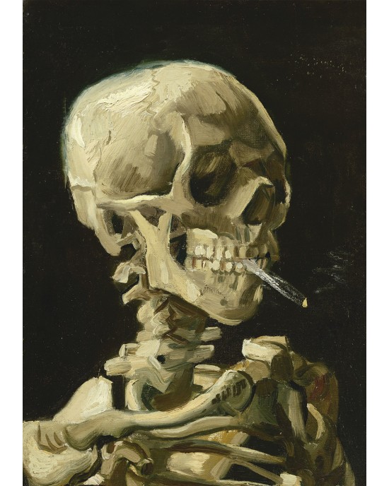 1000 κομμάτια HEAD OF A SKELETON WITH A BURNING CIGARETTE, 1886