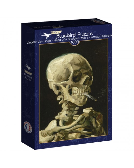 1000 κομμάτια HEAD OF A SKELETON WITH A BURNING CIGARETTE, 1886