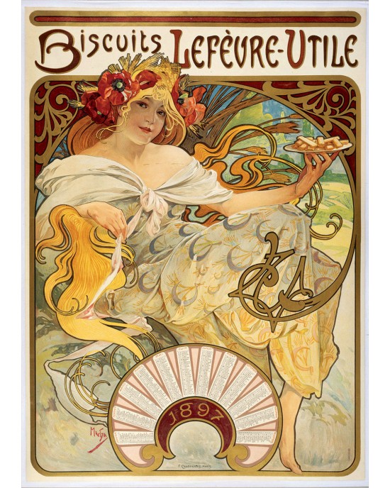 1000 κομμάτια BISQUITS LEFEVRE-UTILE, 1897