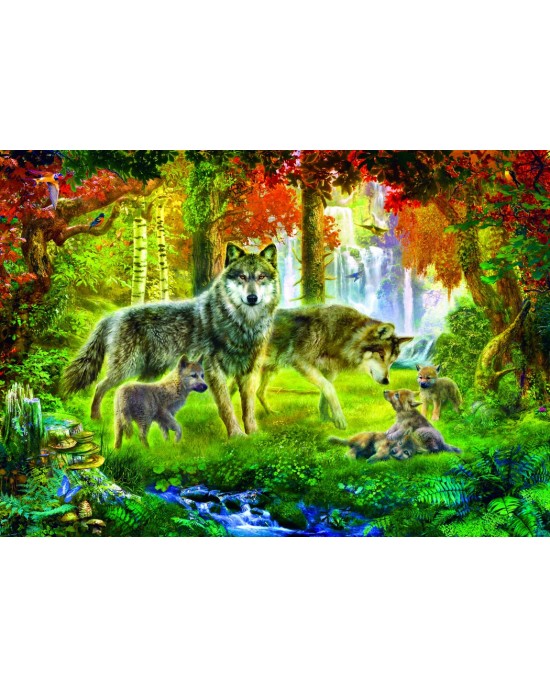 1000 κομμάτια SUMMER WOLF FAMILY