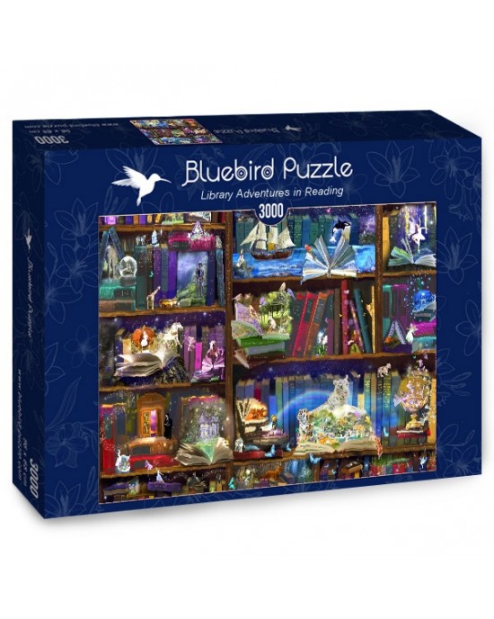 3000 κομμάτια LIBRARY ADVENTURES IN READING
