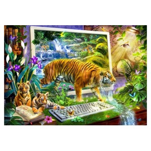 1500 κομμάτια TIGER COMING TO LIFE