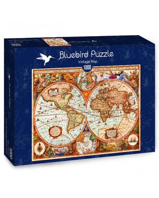 1000 κομμάτια VINTAGE MAP