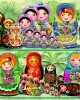 1000 κομμάτια MATRYOSHKA DOLLS