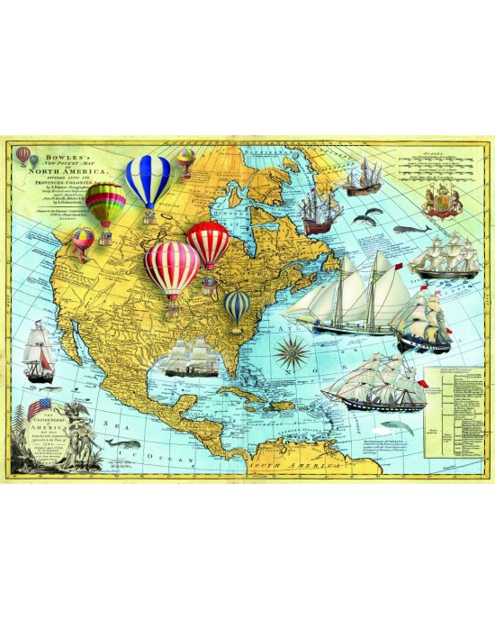 1500 κομμάτια NORTH AMERICA