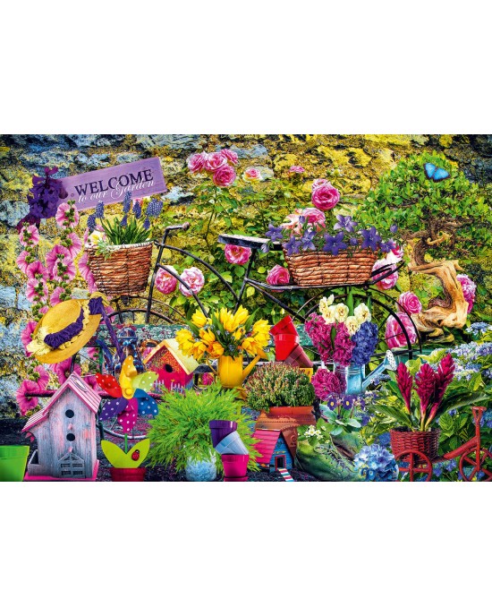 1000 κομμάτια WELCOME TO OUR GARDEN