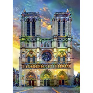 1000 κομμάτια NOTRE-DAME DE PARIS CATHEDRAL