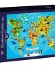 300 κομμάτια WORLD TRAVEL MAP