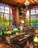 1000 κομμάτια MOUNT CABIN VIEW