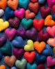 500 κομμάτια MULTICOLOR HEARTS
