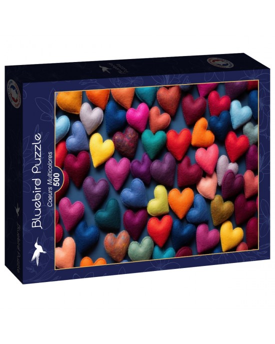 500 κομμάτια MULTICOLOR HEARTS