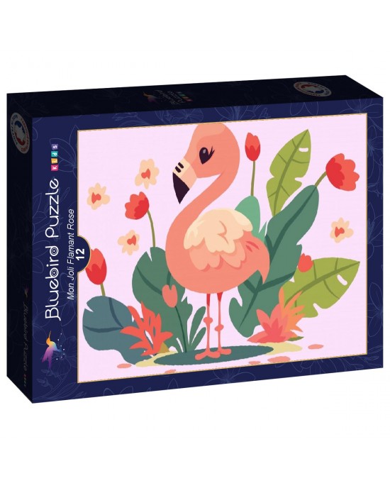 12 κομμάτια MY BEAUTIFUL PINK FLAMENGO