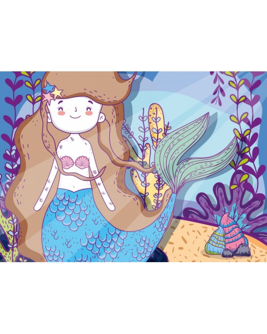 24 μεγάλα κομμάτια LITTLE BEAUTIFUL MERMAID