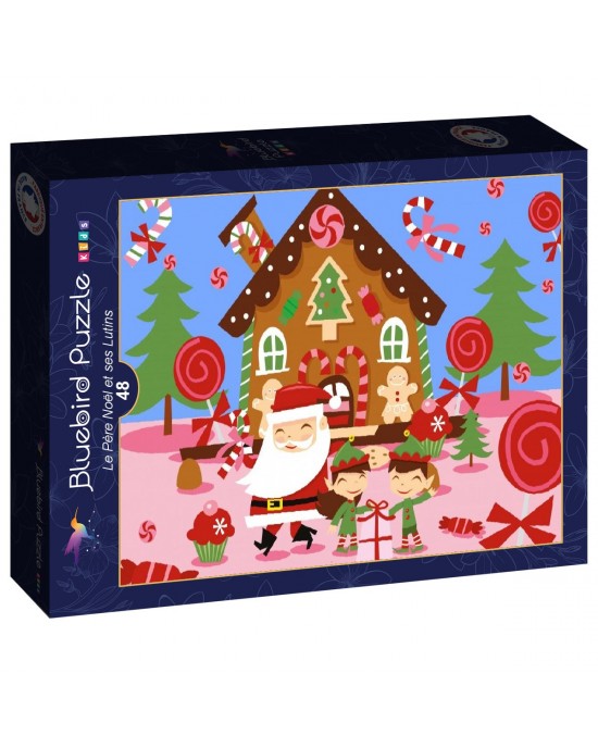 48 κομμάτια SANTA AND THE ELVES