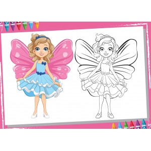 24 μεγάλα κομμάτια COLOR ME - FAIRY