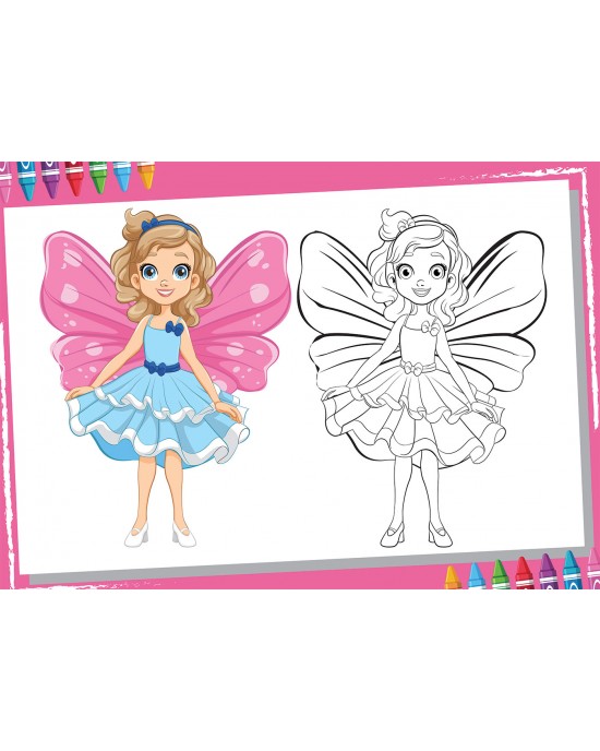 24 μεγάλα κομμάτια COLOR ME - FAIRY