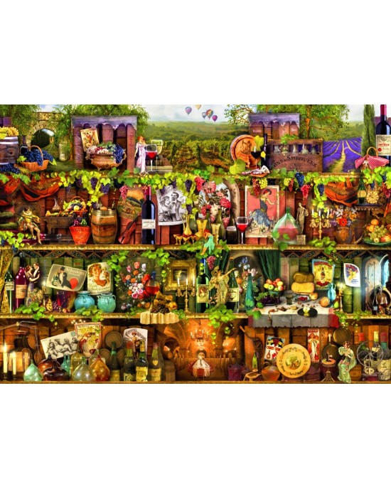 500 κομμάτια WINE SHELF