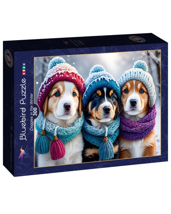 300 κομμάτια DOGIES IN THE WINTER