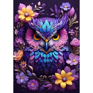 300 κομμάτια FLOWERS AND OWL
