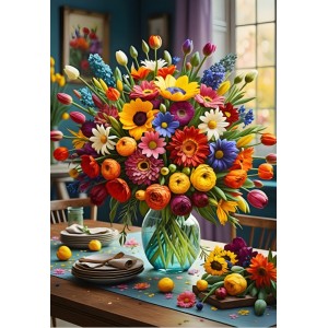 1000 κομμάτια COLOURFUL BOUQUET