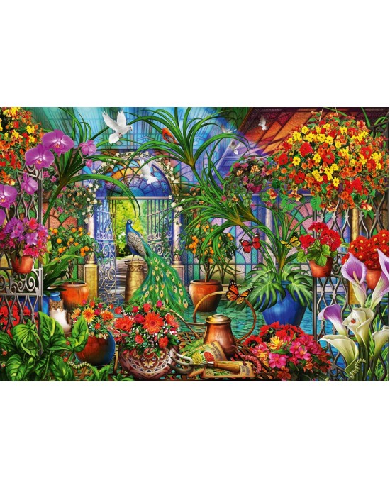 2000 κομμάτια TROPICAL GREENHOUSE