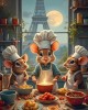 1000 κομμάτια LITTLE CHEFS OF PARIS