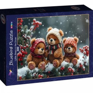 300 κομμάτια LITTLE BEARS IN THE SNOW