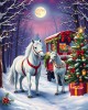 300 κομμάτια HORSES AT CHRISTMAS