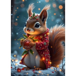 300 κομμάτια THE CHRISTMAS SQUIRREL