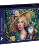 1000 κομμάτια THE WOMAN AND THE CAT