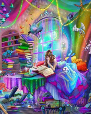 1000 κομμάτια RAINBOW MAGIC STUDY