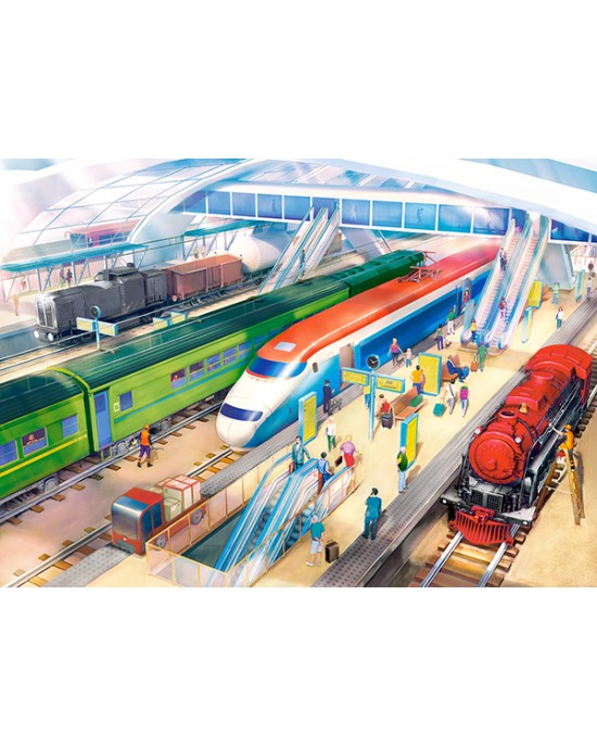 180  κομμάτια TRAIN STATION