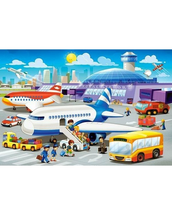 40 μεγάλα κομμάτια A DAY AT THE AIRPORT