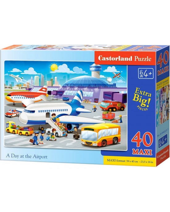 40 μεγάλα κομμάτια A DAY AT THE AIRPORT