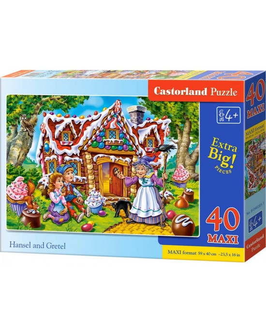 40 μεγάλα κομμάτια HANSEL AND GRETEL