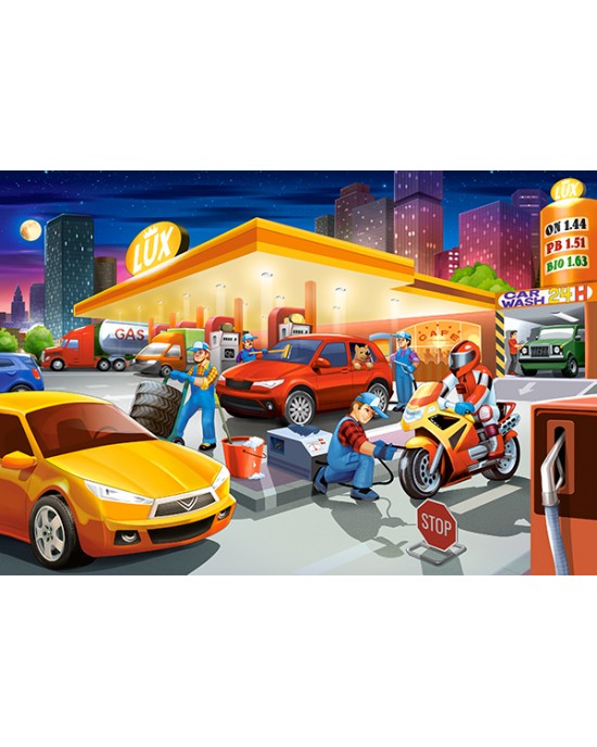 40 μεγάλα κομμάτια GAS STATION