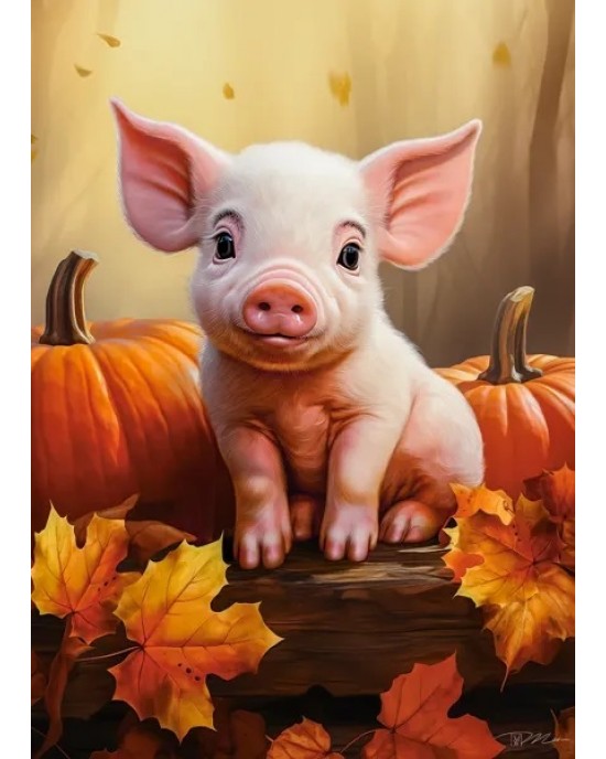 60 κομμάτια CUTE FALL PIGLET