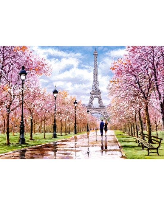 1000 κομμάτια ROMANTIC WALK IN PARIS